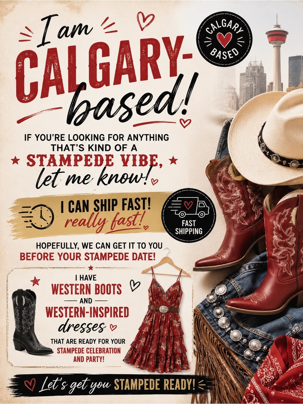 Lots is Stampede Fashion!